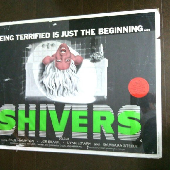 Horror Movie Poster Shivers Original 1975 David Cronenberg Film Vintage Posters - Picture 5 of 16